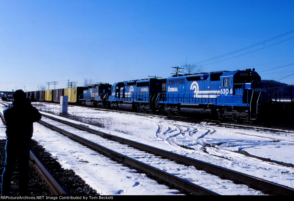 Eastbound in the snow